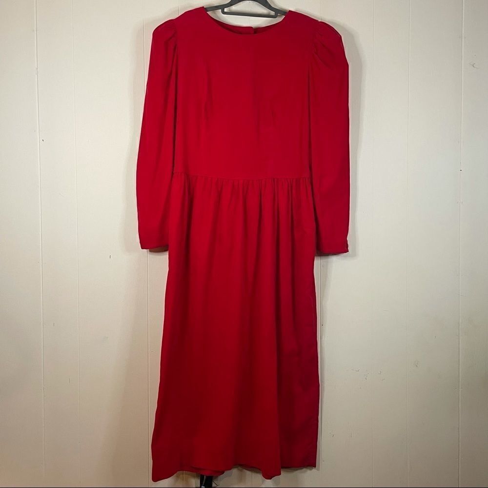 Vintage Sharon Young Corduroy Midi Dress